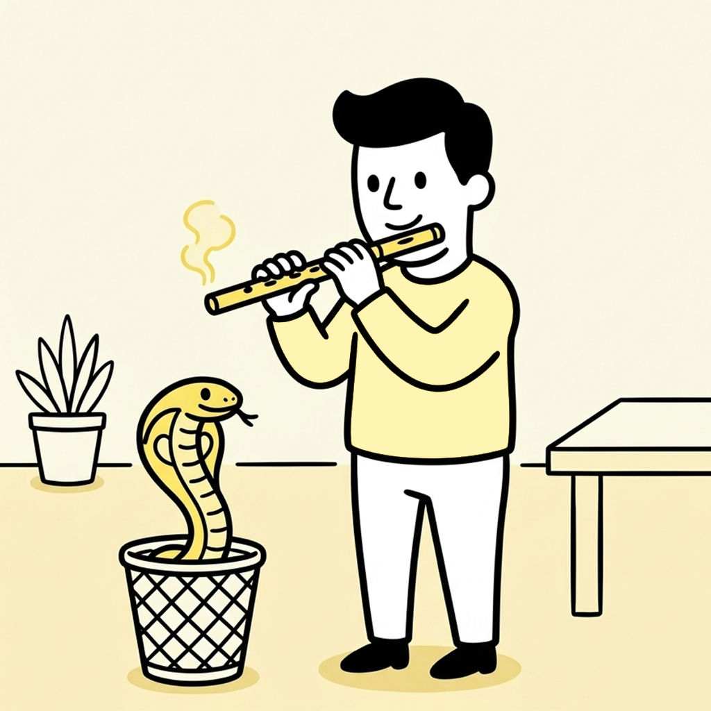 Profesional tocando una flauta para atraer leads B2B