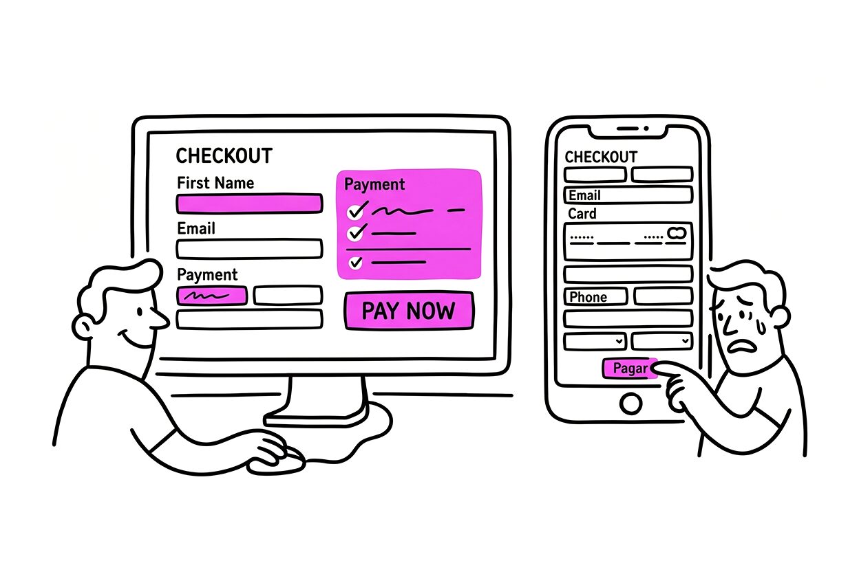 Responsive no es lo mismo que optimizado para mobile. La diferencia está en los detalles táctiles."