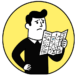 Ilustración de una persona mirando un mapa, representando un negocio que quiere crecer pero necesita un plan claro para escalar.